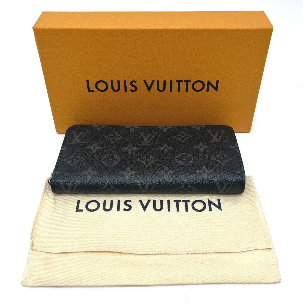 LOUIS VUITTON M11611 Zippy Wallet - Horizontal Round Zip Long Wallet Long Wallet Black Used