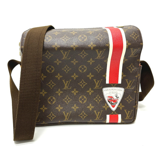 LOUIS VUITTON M41431 モノグラム チャイナラン ナヴィグリオ 2008年限定 ショルダーバッグ モノグラムキャンバス ユニセックス ブラウン