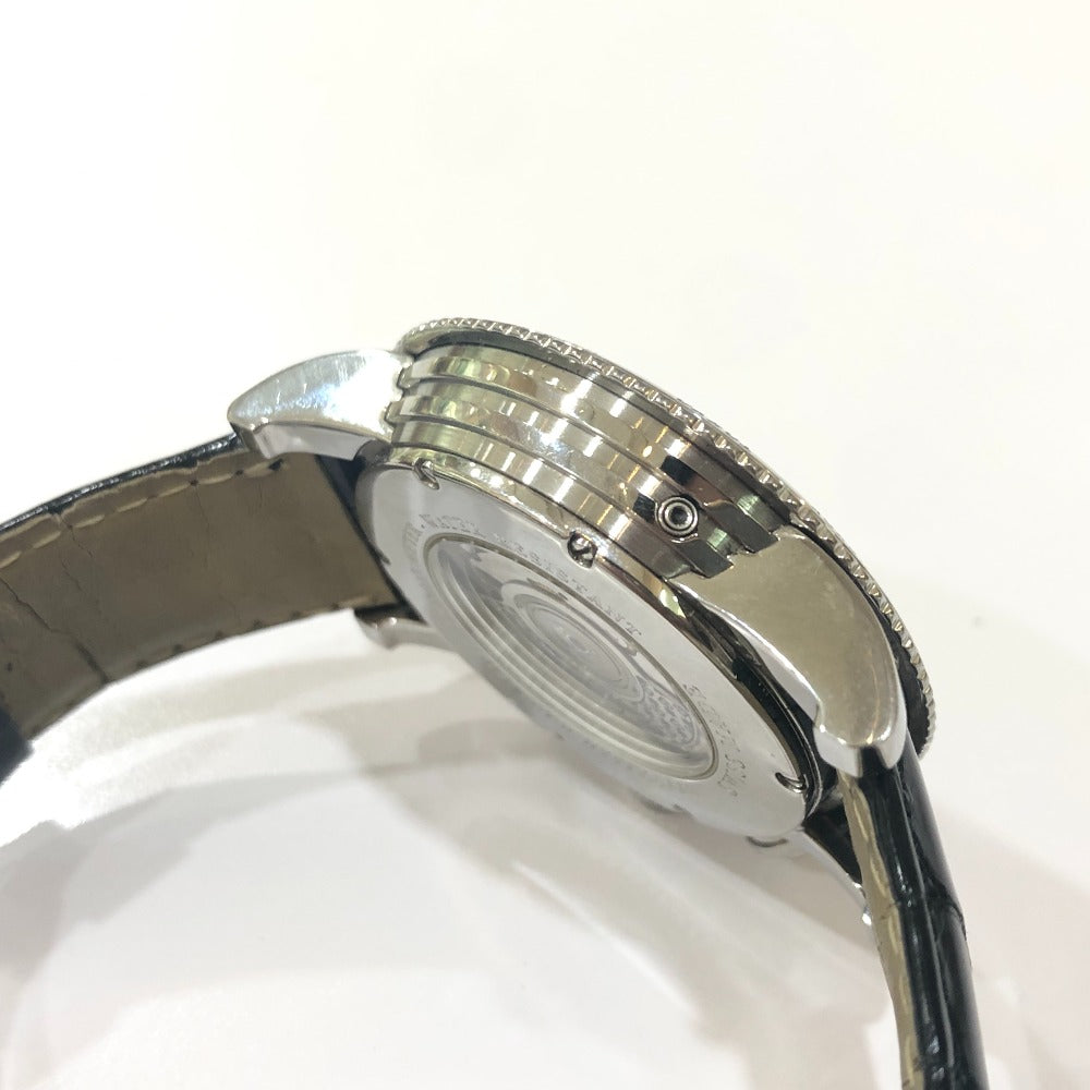 CORUM 983.201.20 Classic GMT Automatic Watch with See-Through Back, Stainless Steel, Men's, Silver