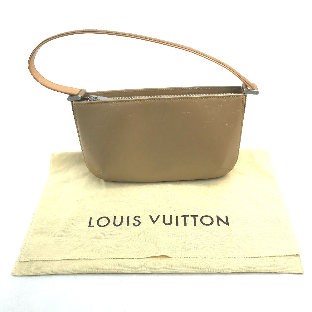 LOUIS VUITTON M55147 Monogram Matte Fowler One-Shoulder Bag in Monogram Matte Leather, Women's, Ambre Gold