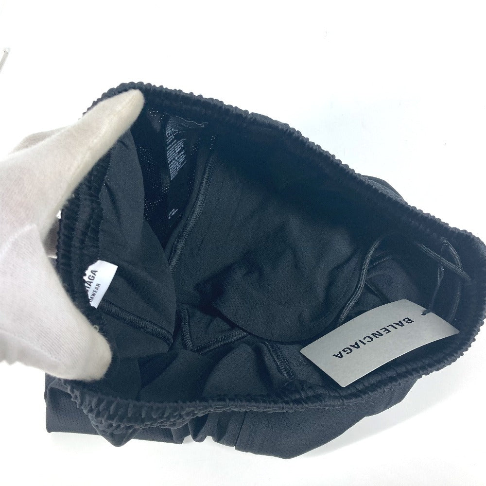 BALENCIAGA 702204 Swimwear Swimwear logo Bottoms Apparel Shorts Pants Swimwear polyester / Polyurethane Black Used