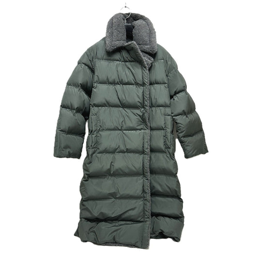 MAX MARA 149603266 アパレル アウター ロングコート FRISIA テディ ロング QRコード付 ファー ダウン ダウンコート ポリエステル レディース ダークグレー グレー