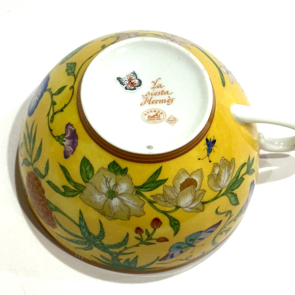 HERMES Siesta Large Mug Ceramic Unisex Yellow