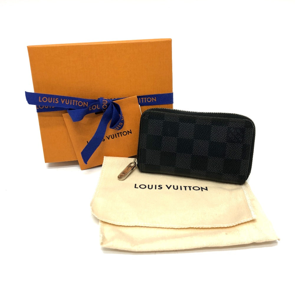 LOUIS VUITTON N63076 ダミエグラフィット ジッピーコインパース コインケース ダミエグラフィットキャンバス メンズ ブラック