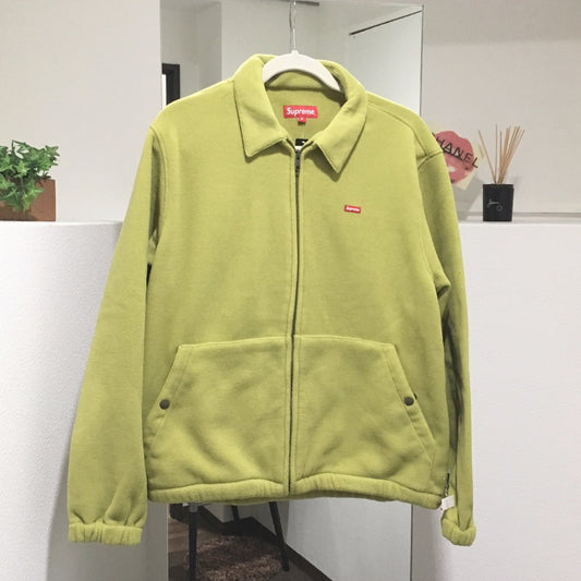 Supreme アパレル 長袖 フリースジャケット Polartec Harrington Jacket アウターその他 メンズ グリーン グリーン