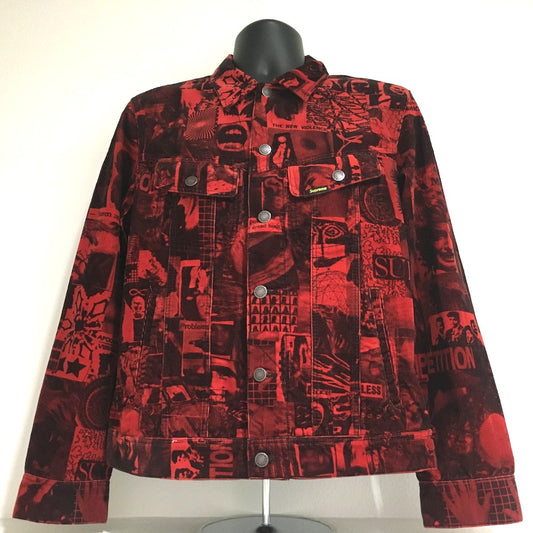 Supreme トラッカージャケット アパレル コーデュロイ Vibrations Corduroy Trucker jacket ジャケット コットン レディース レッド系