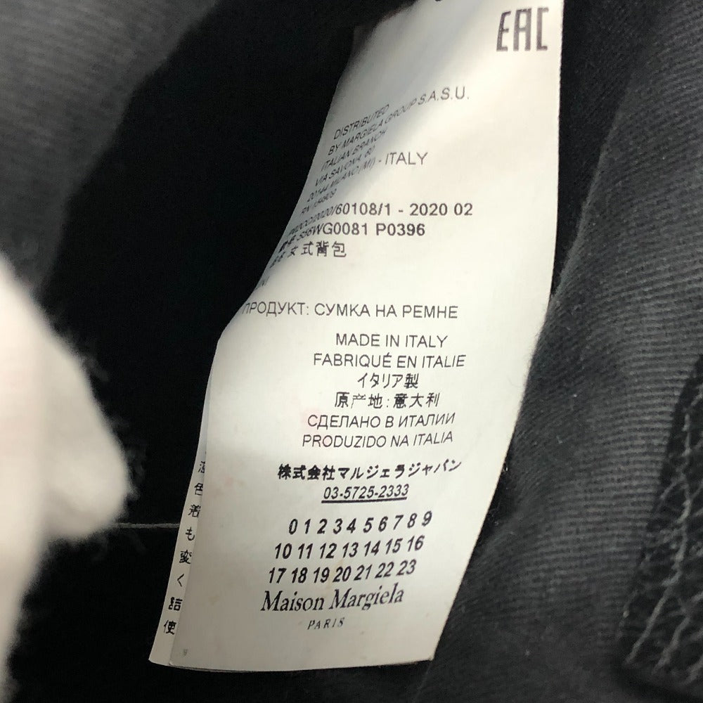 Maison Margiela 56WG0081 5AC マイクロ カバン 2WAY チェーン ショルダー ハンドバッグ レザー レディース ブラック