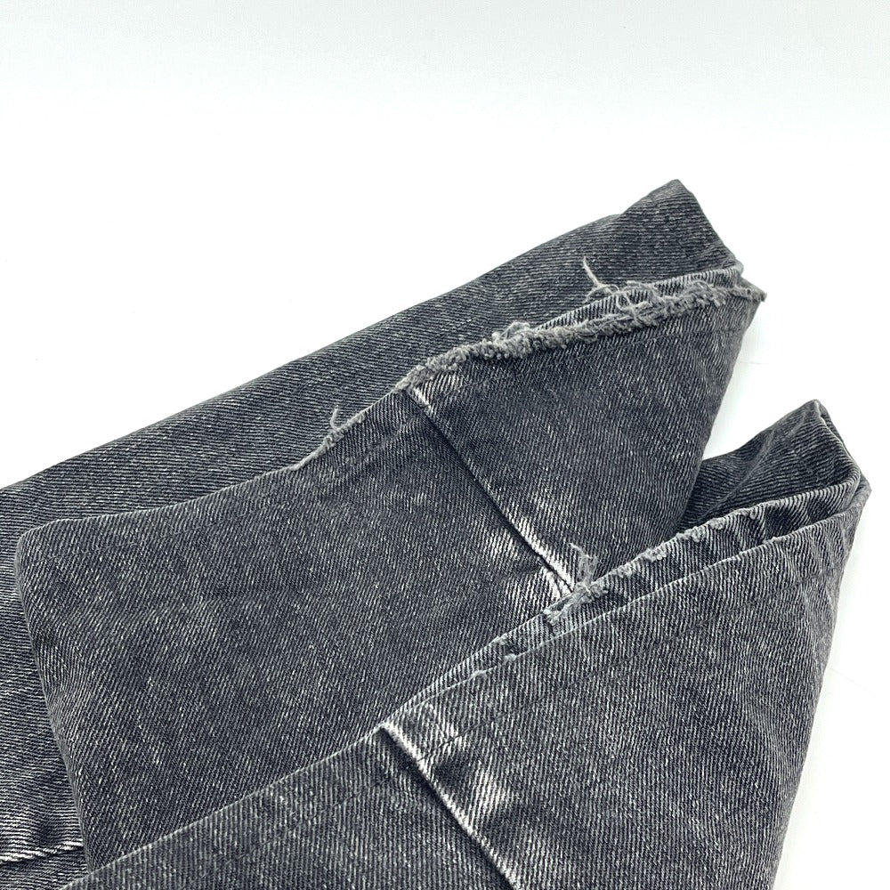 Maison Margiela cut out Wide-leg pants apparel Denim pants cotton Black Used