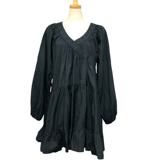 Merlette NYC 175N65PO Merlette 長袖 ワンピース コットン レディース ブラック