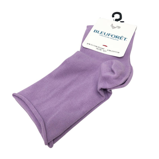 BLEUFORET Legwear Ankle Socks socks cotton purple Used