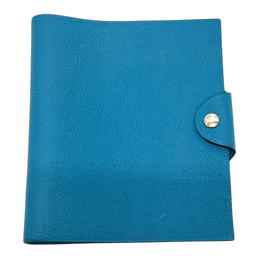 HERMES Yuris PM Notebook cover, Ulysses PM, Blue Jean Notebook cover Togo blue Used