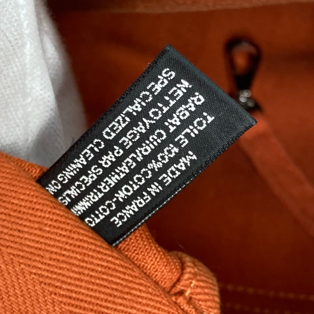 HERMES カバン ハンドバッグ ヴァルパライソMM ポーチ付き トートバッグ キャンバス レディース オレンジ