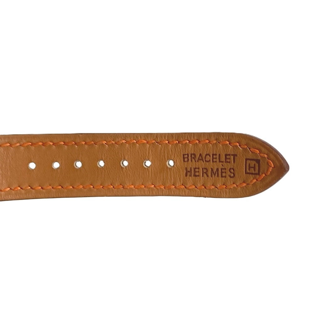HERMES HA3.210 Arneau Women's Watch Watch Leather Belt Leather Wristwatch Leather Women's Orange