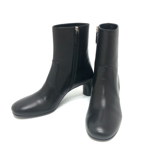 HERMES Lisa 55 Lisa Shoes Ankle boots Short boots Short boots Leather Black Used