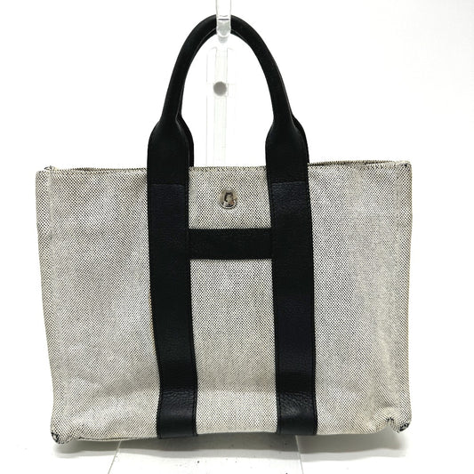 HERMES サックアーネPM ハンドバッグ カバン トートバッグ トワルアッシュ レディース グレー