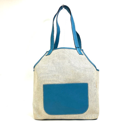 HERMES ショルダーバッグ 肩掛け ジャルディニエ PM カバン トートバッグ トワルアッシュ レディース ブルージーン ブルー