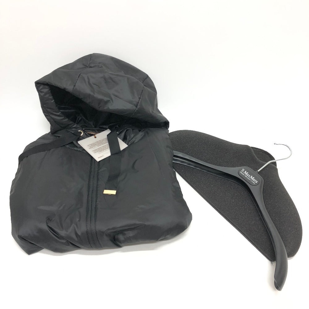 MAX MARA ザキューブ グリーン ショート ジャケット アパレル 長袖 アウター ジャケット ナイロン レディース ブラック