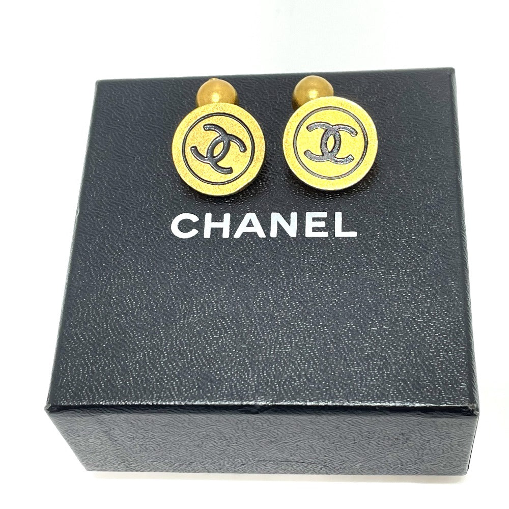 CHANEL CC ココマーク 93A ヴィンテージ ファッション小物 カフス メタル レディース ゴールド