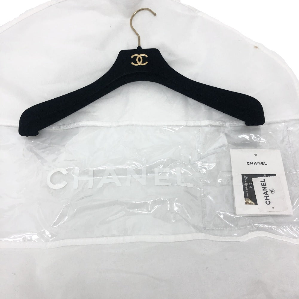 CHANEL P75797 23-24AW Camellia Button Apparel Outerwear Long Tweed Jacket Tweed Women's Black