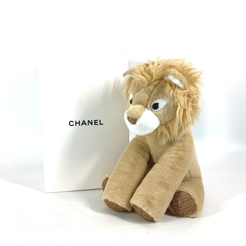 CHANEL ココクラッシュ COCO CRUSH ライオン らいおん 人形 ノベルティ 非売品 インテリア ぬいぐるみ アクリル レディース ベージュ