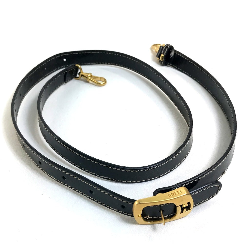 FENDI エナメル 斜め掛け 肩掛け カメレオン カバン 2WAY ショルダーバッグ ハンドバッグ キャンバス/パテントレザー レディース ブラック系