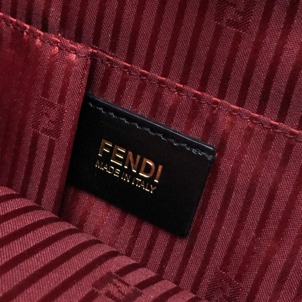 FENDI 8BH250 Toujours Bag, Handbag, Shoulder Bag, Leather, Women's, Dark Red