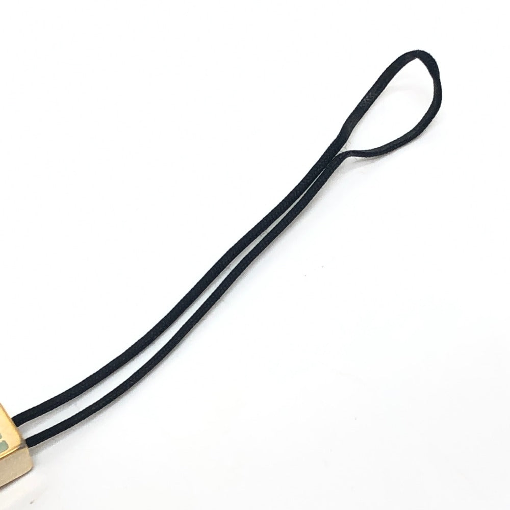 FENDI Bag Motif Mamma Baguette Accessory Key Holder Charm Cell Phone Strap Ceramic Women's Green
