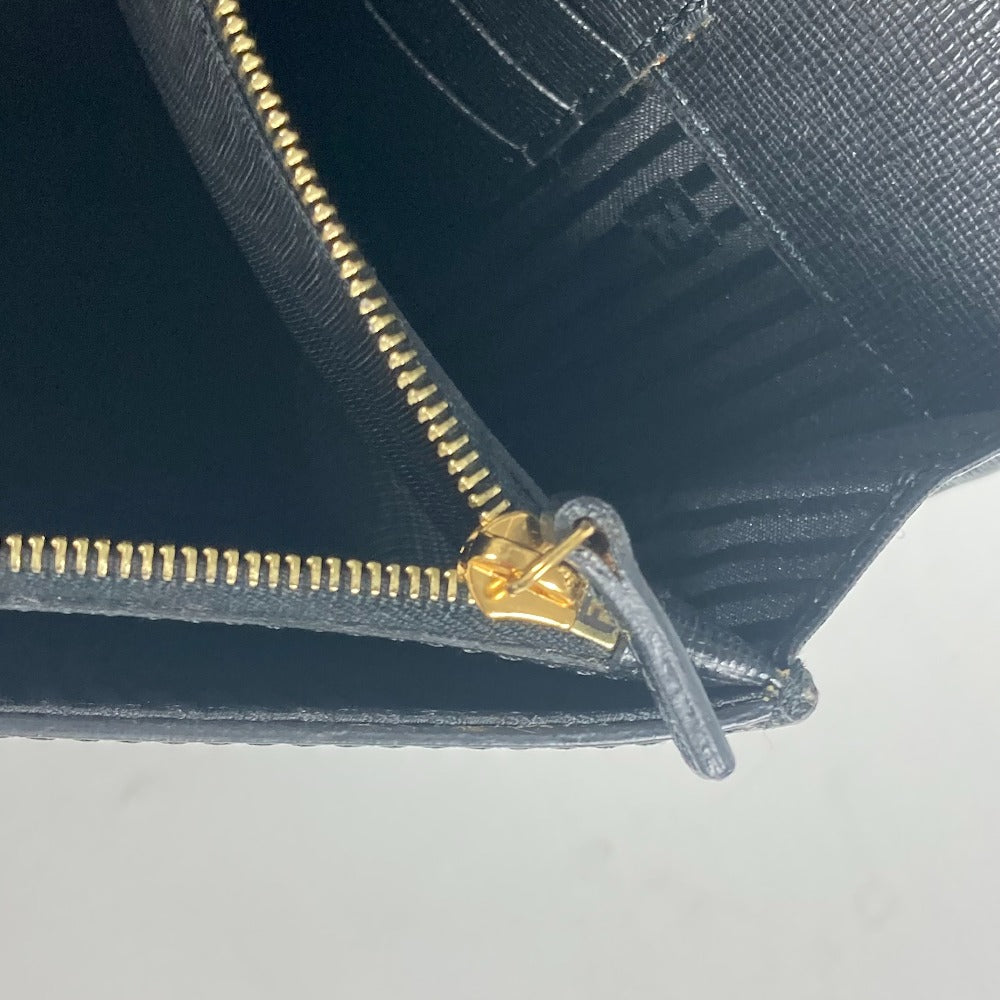 FENDI 8M0312 フラップ トゥージュール ポーチ カバン ストラップ付 クラッチバッグ レザー メンズ ブラック