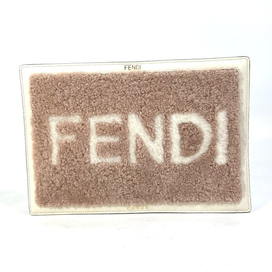 FENDI 7AR921 CHAOS カオス コラボ ロゴ PCカバー パソコンカバー IPADカバー パソコンステッカー シール 雑貨 レザー レディース ピンク