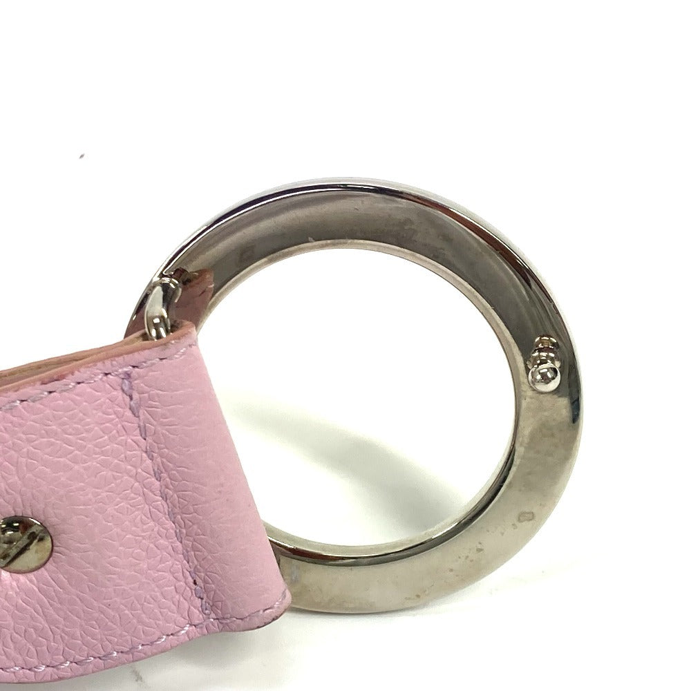 BVLGARI ブルガリブルガリ ロゴ アクセサリー バックルベルト ズボン用ベルト ベルト レザー レディース ピンク