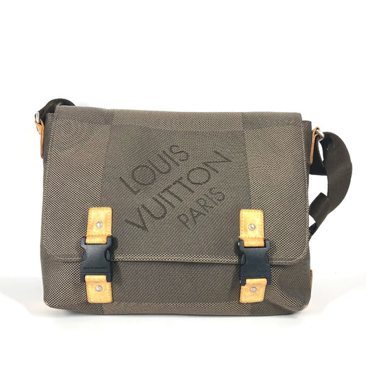 LOUIS VUITTON M93077 ダミエジェアン ルー フラップ カバン メッセンジャーバッグ 斜め掛け ショルダーバッグ ダミエジェアンキャンバス ユニセックス テール カーキ