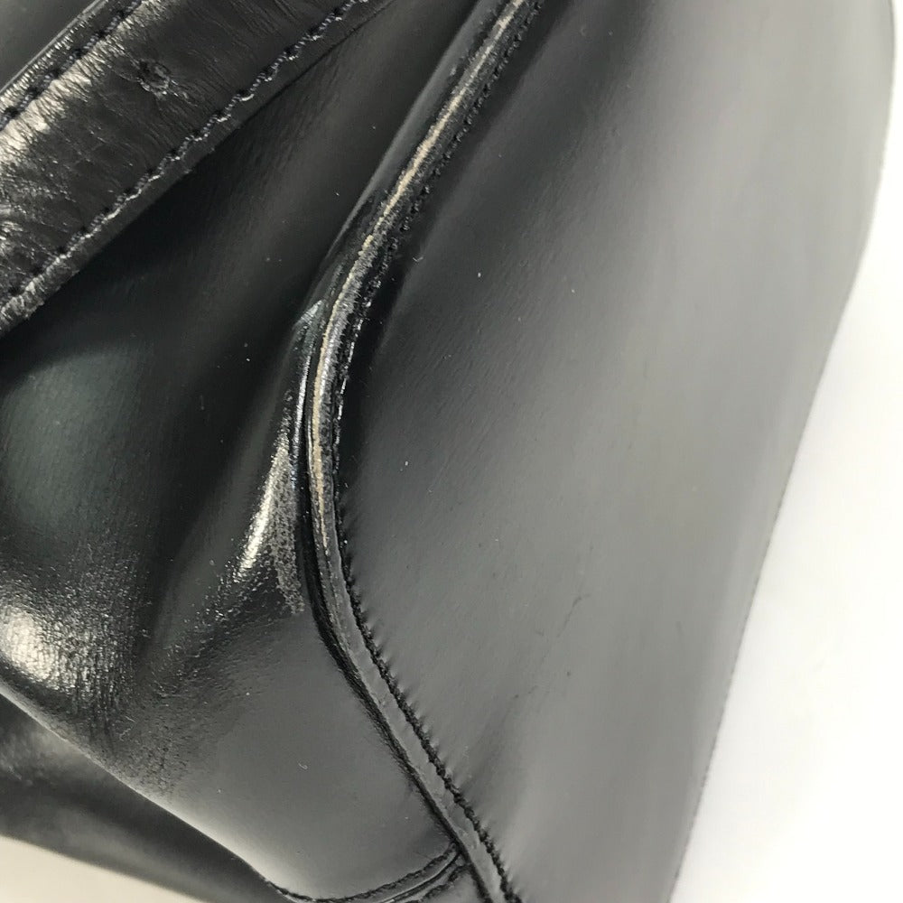 CARTIER Leopard Print Panther Shoulder Bag in Leather, Black