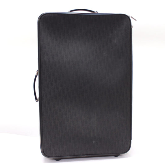 DIOR HOMME Trotter Bag, 2-Wheel Suitcase, Carry-On Bag, PVC, Men's, Black