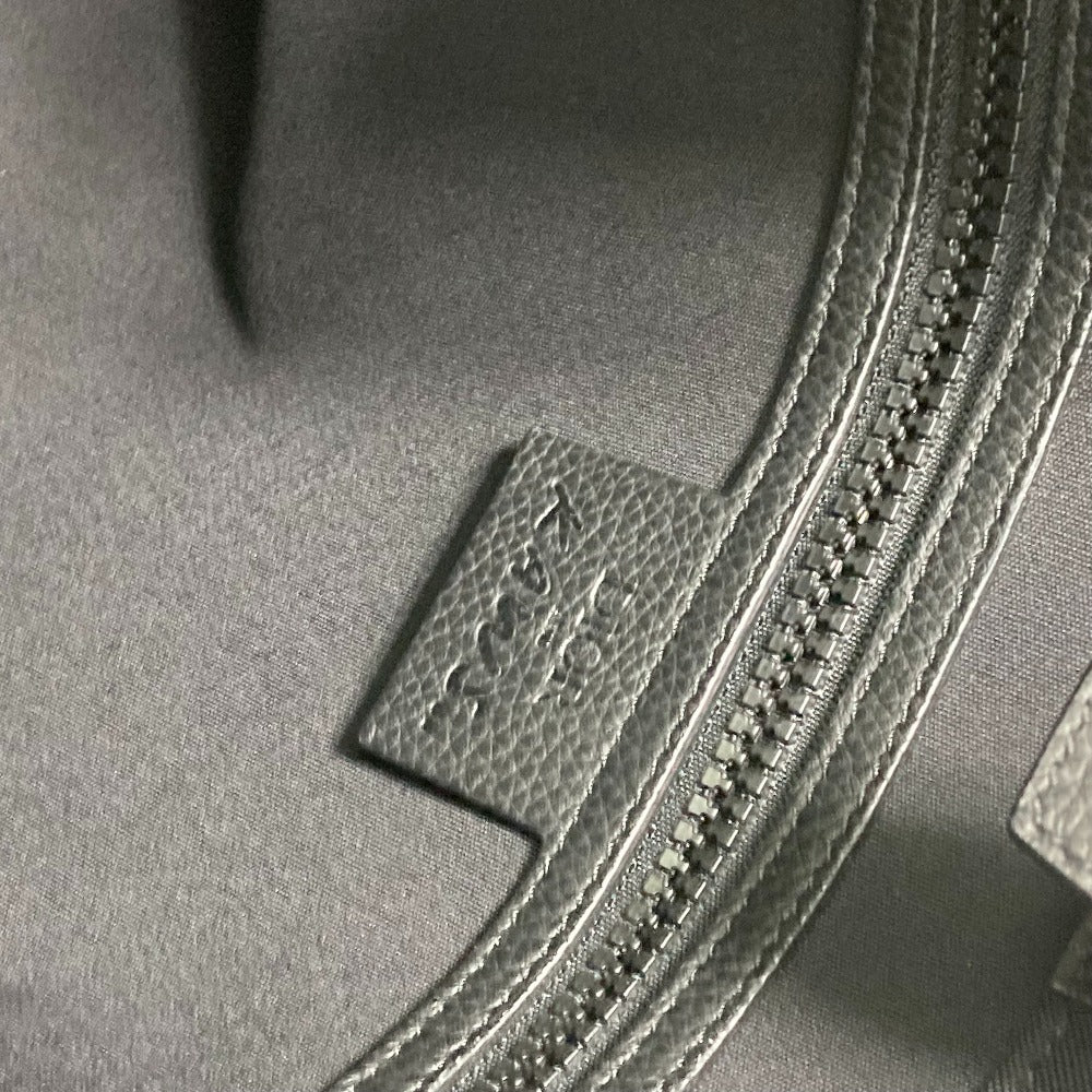 DIOR HOMME KAWS Collaboration Japan Exclusive BEE Logo 2-Way Crossbody Shoulder Bag/Tote Bag in Nylon/Leather, Men's Black