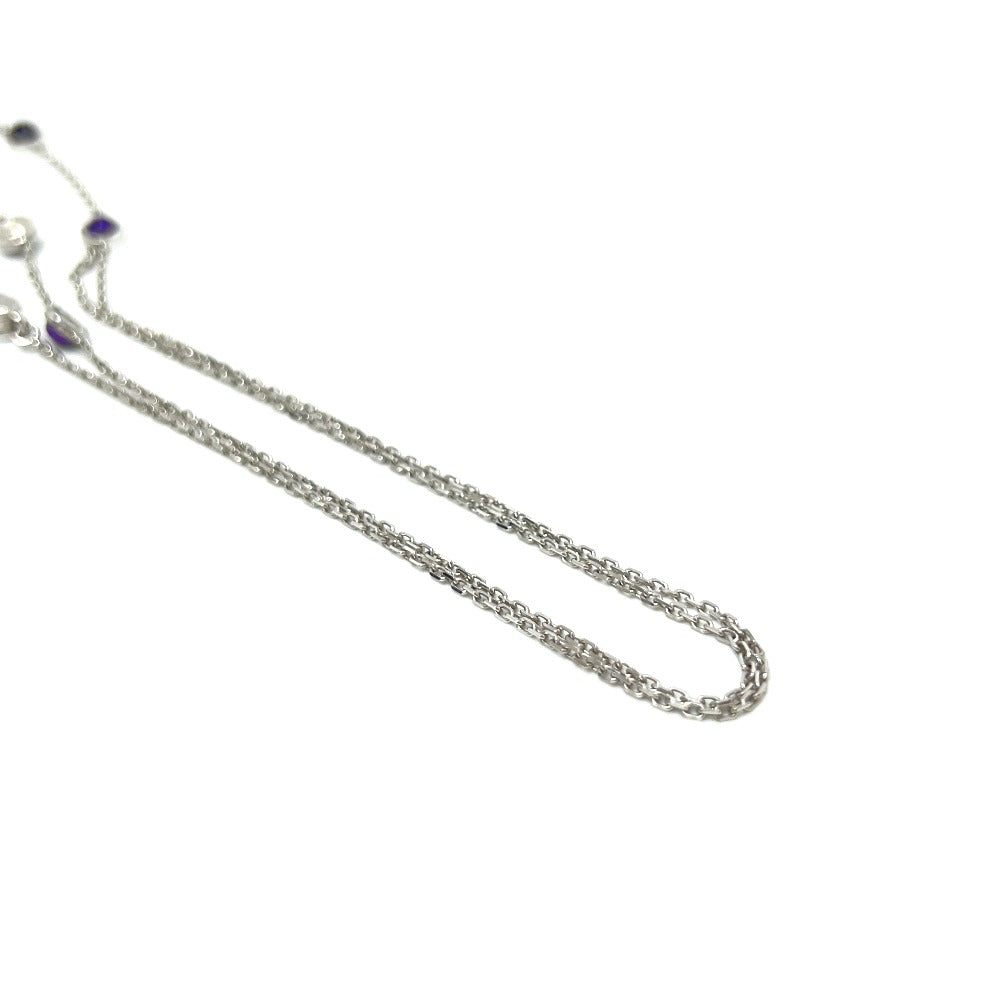 GUCCI K18WG Amethyst Accessory Necklace K18WG Women's Silver