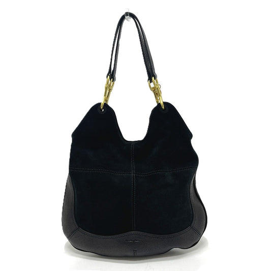 SEE BY CHLOE ロゴ カバン ハンドバック トートバッグ バッグ ショルダーバッグ レザー/スエード レディース ブラック