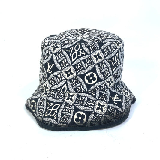 LOUIS VUITTON MP2828 Since1854 ボブ バケットハット ハット帽 帽子 バケットハット ボブハット ハット コットン レディース ブラック