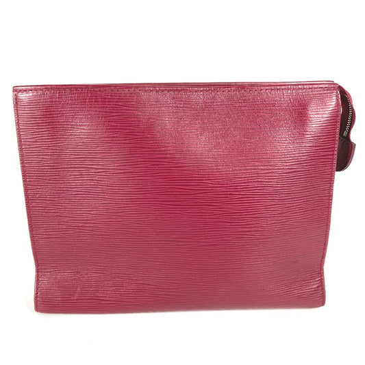 LOUIS VUITTON M41085 エピ ポッシュ トワレ26 ポーチ カバン メイクポーチ セカンドバッグ クラッチバッグ エピレザー レディース フューシャ レッド