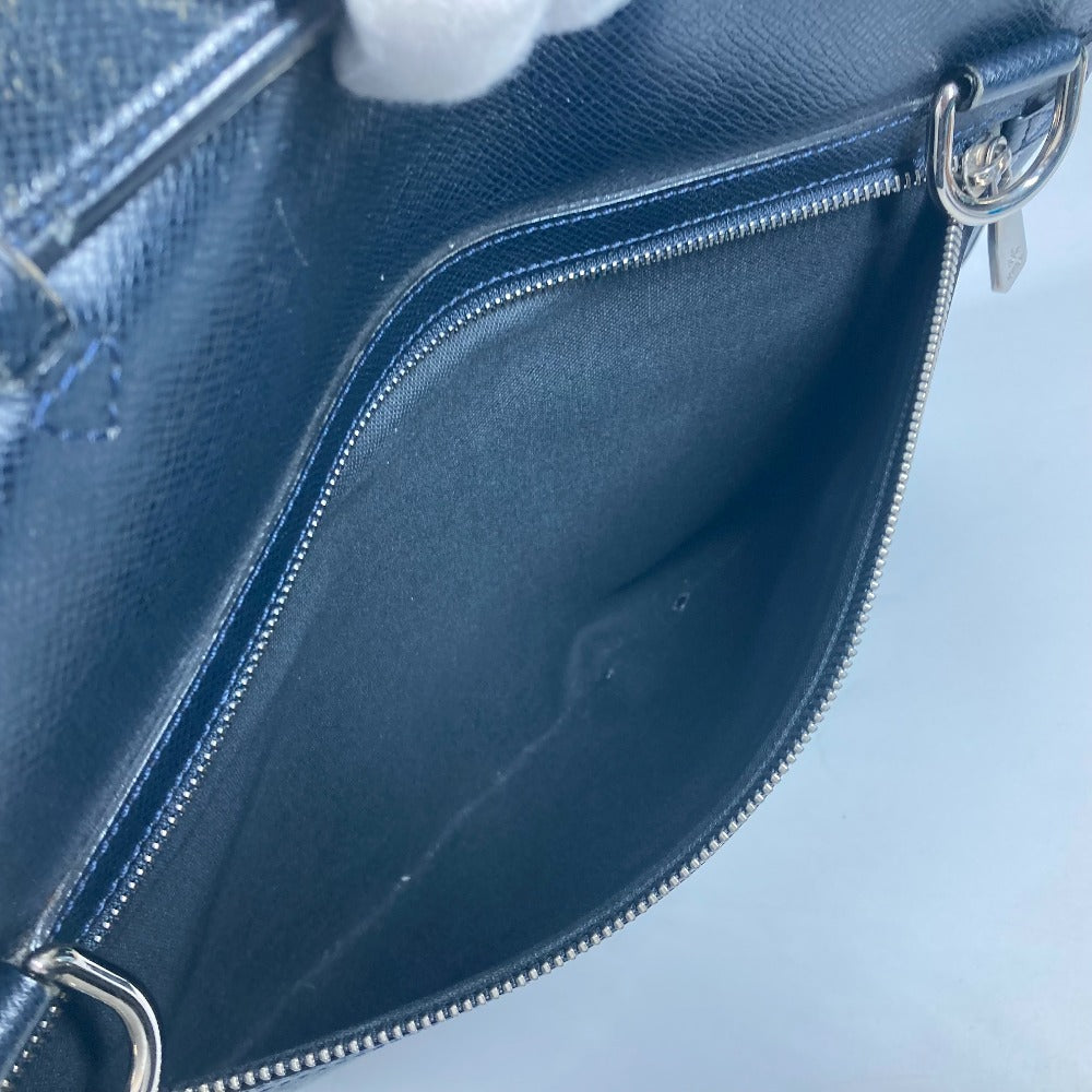 LOUIS VUITTON M32640 タイガ ヴァシリPM 書類バッグ ブリーフケース カバン ビジネスバッグ タイガレザー メンズ ボレアル ダークネイビー