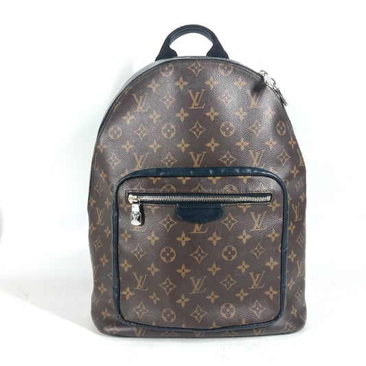 LOUIS VUITTON M45349 モノグラム・マカサー ジョッシュ バックパック カバン リュックサック モノグラムキャンバス メンズ ブラウン