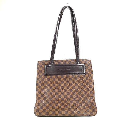 LOUIS VUITTON N51149 ダミエ クリフトン 肩掛け トートバッグ ショルダーバッグ ダミエキャンバス ユニセックス エベヌ ブラウン