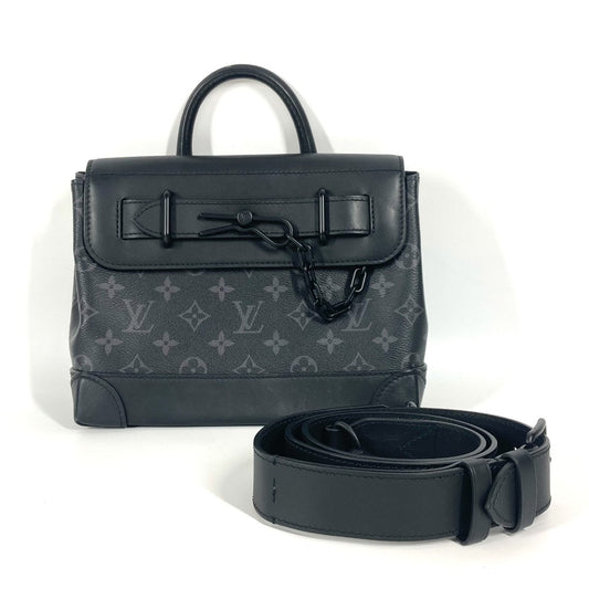 LOUIS VUITTON M46953 モノグラムエクリプス スティーマー PM カバン 2WAYバッグ ショルダーバッグ 斜め掛け ハンドバッグ モノグラムエクリプスキャンバス ユニセックス ブラック