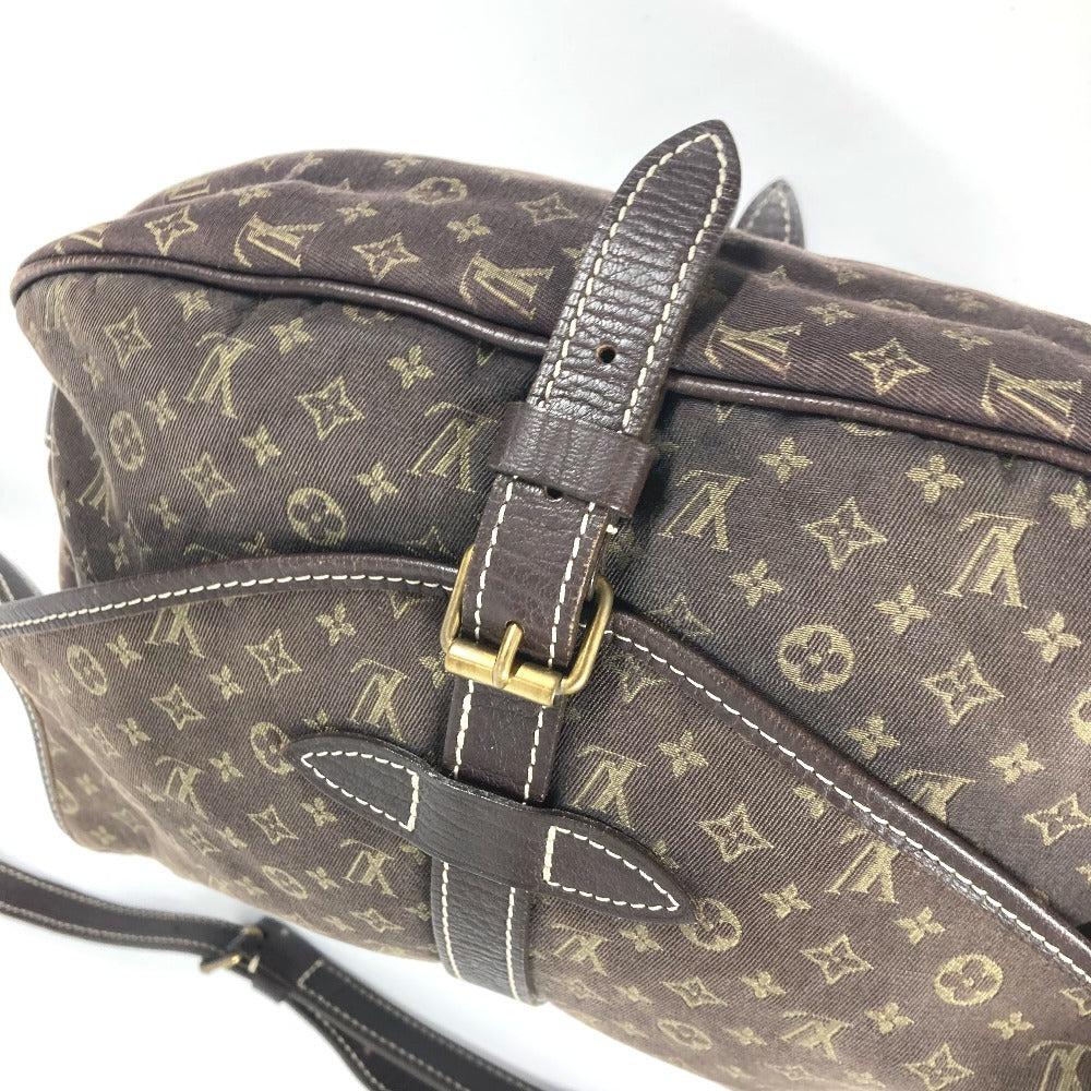 LOUIS VUITTON M95227 モノグラムミニラン ソミュール30 カバン 斜め掛け ショルダーバッグ モノグラムミニランキャンバス レディース フザン ブラウン