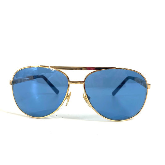 LOUIS VUITTON Z0789U アティテュード パイロット めがね メガネ アイウェア 眼鏡 サングラス メタル メンズ ブルー