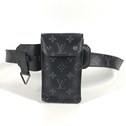 LOUIS VUITTON M0235U モノグラムエクリプス サンチュールユーティリティ35MM カバン ベルトバッグ ボディバッグ ウエストバッグ モノグラムエクリプスキャンバス メンズ ブラック
