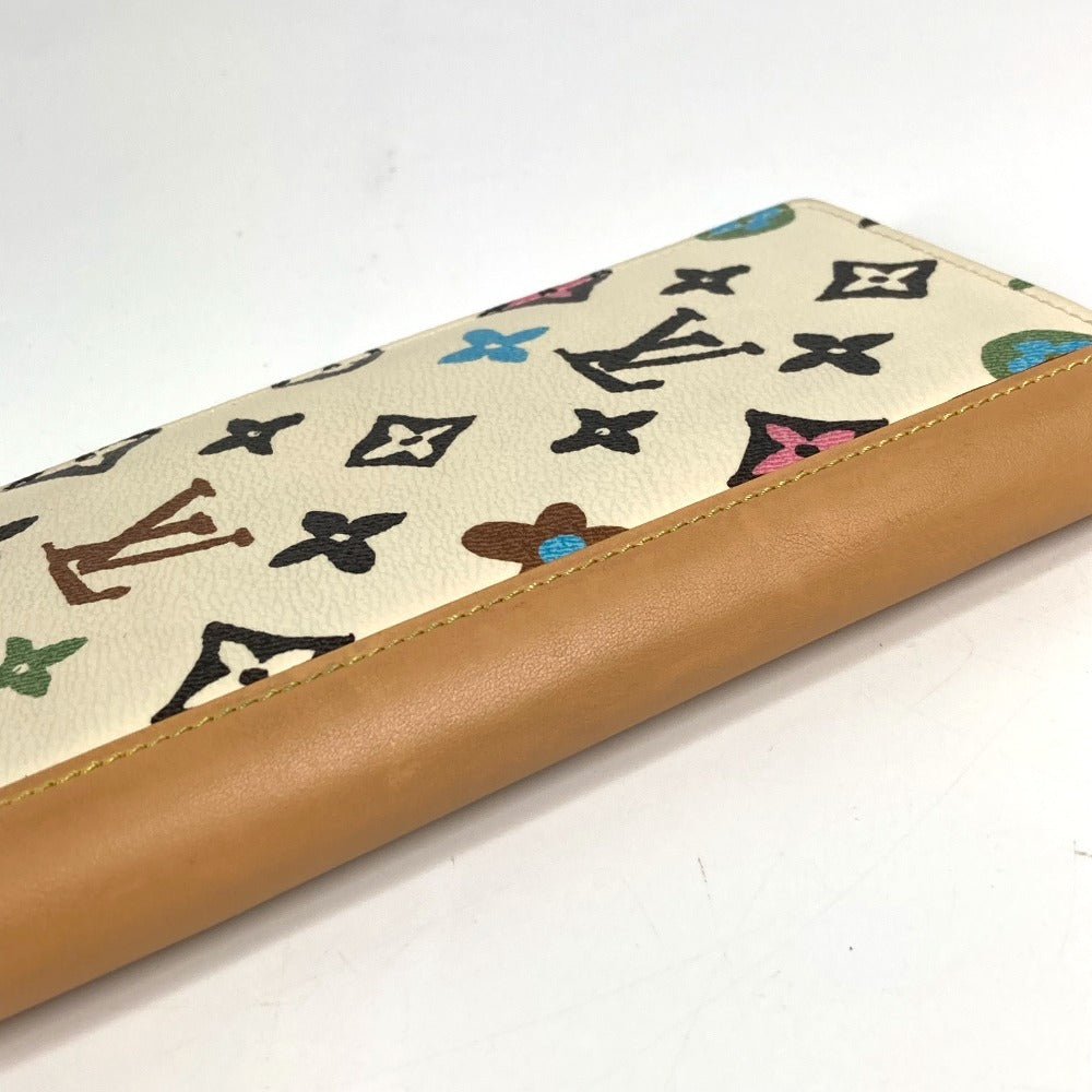 LOUIS VUITTON M83335 Monogram Craggy Portefeuille Brazza NM Long Wallet, Bifold, Canvas, Unisex, Vanilla, White