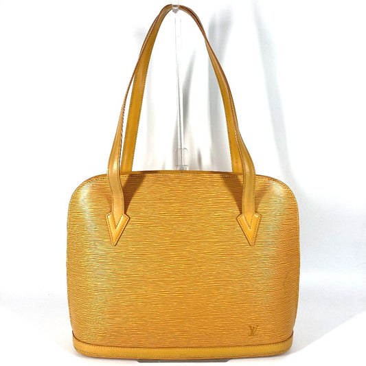 LOUIS VUITTON M52289 エピ リュサック カバン 肩掛け トートバッグ ショルダーバッグ エピレザー ユニセックス タッシリイエロー イエロー