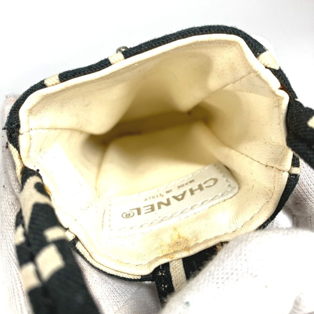 CHANEL Bisea Line CC Coco Mark Logo Shoulder Bag Handbag Shoulder Pouch Tote Bag Canvas Women's Black