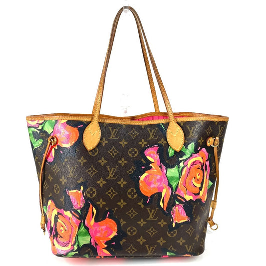 LOUIS VUITTON M48613 モノグラム ローズ 薔薇 ネヴァーフルMM ネヴァーフル MM ショルダーバッグ 肩掛け トートバッグ モノグラムキャンバス レディース ピンク