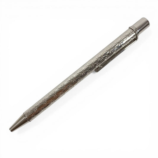 CARTIER ST150185 Logo 2C C de Cartier Stationery Pen Ballpoint Pen Metal Unisex Silver
